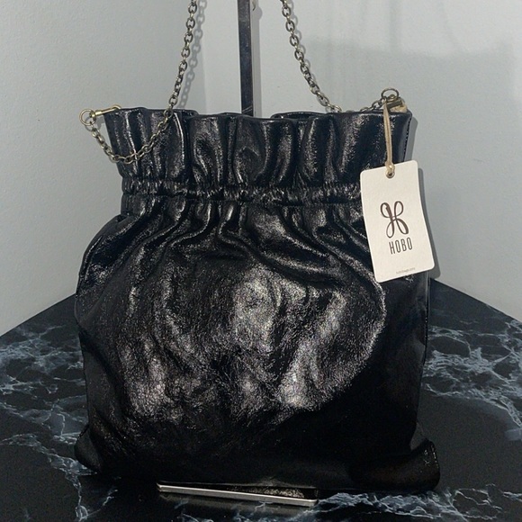 HOBO Handbag Prose Convertible Crossbody Bag Black Genuine Leather AUTHENTIC NEW - Picture 2 of 11